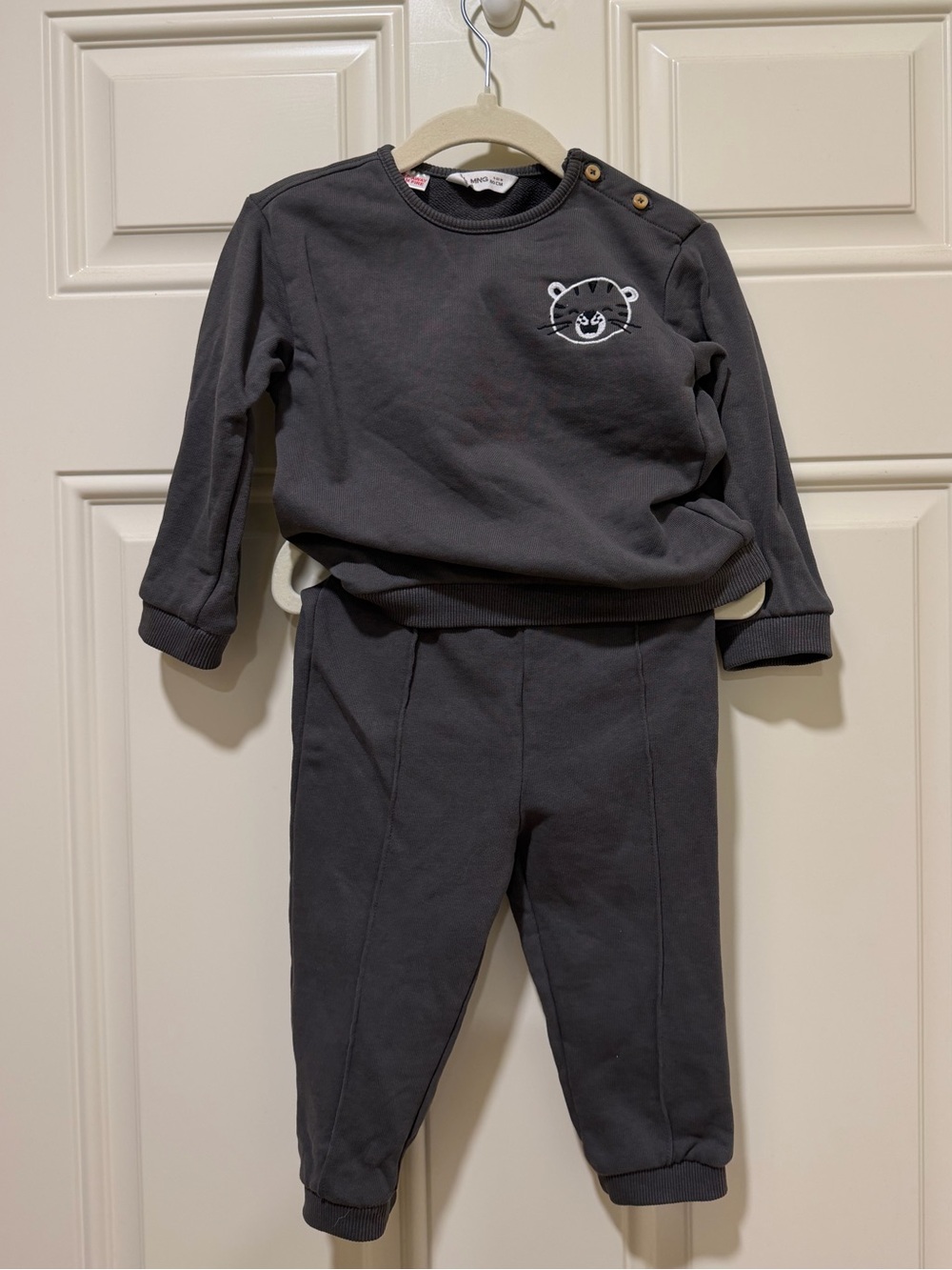 Mango Jogger Set Black 9-12M